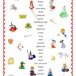 Fairy Tales.matching. Worksheet   Free Esl Printable Worksheets Made | Fairy Tale Printable Worksheets