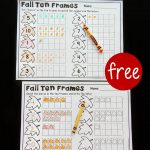 Fall Ten Frame Printables   The Stem Laboratory | Frame Games Printable Worksheets