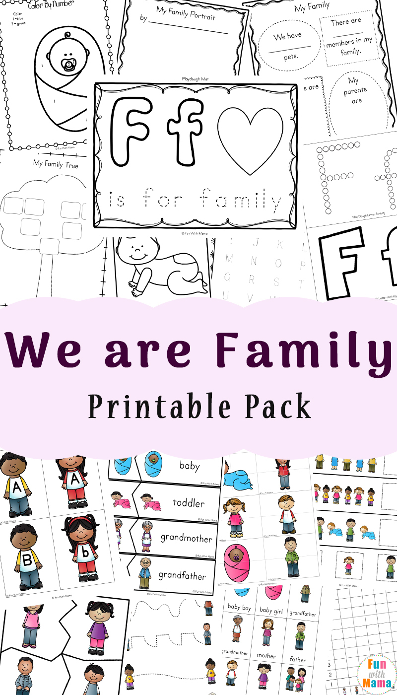 Family Printable Worksheets Printable Worksheets