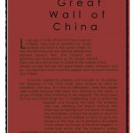 Famous Landmark (Great Wall Of China) Worksheet   Free Esl Printable | Great Wall Of China Printable Worksheet