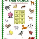 Farm Animals Worksheet   Free Esl Printable Worksheets Madeteachers | Farm Animals Printable Worksheets