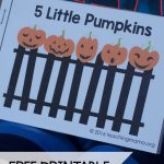 Five Little Pumpkins   Free Rhyme Booklet | Teaching Mama's Posts | Five Little Pumpkins Printable Worksheet