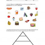 Food Pyramid   Healthy And Unhealthy Food. Worksheet   Free Esl | Free Printable Nutrition Worksheets