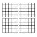 Four Blank Hundred Charts | Free Printable Blank 100 Chart Worksheets