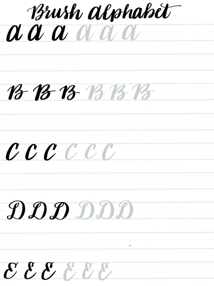 Free Printable Calligraphy Worksheets - Printable Worksheets