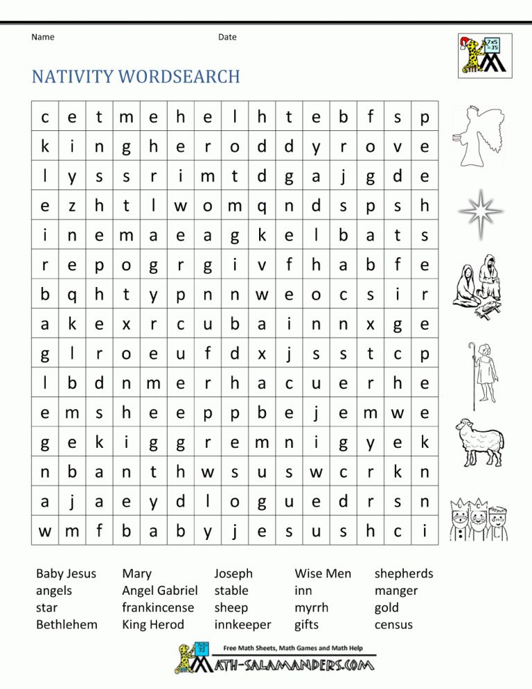 Free Christmas Worksheets For Kids | Free Printable Christmas ...