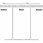 Free Earth Day Worksheets: Reduce, Reuse, Recycle!   Free Printable | Recycle Worksheets Printable