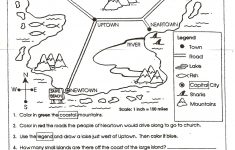 Free Elementary Worksheets On Reading Maps | Printableshelter | Kids | Free Printable Social Studies Worksheets