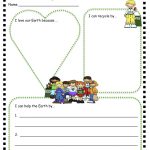 Free "i Can Help Save The Earth" Printable | Earth Day Activities | Earth Printable Worksheets