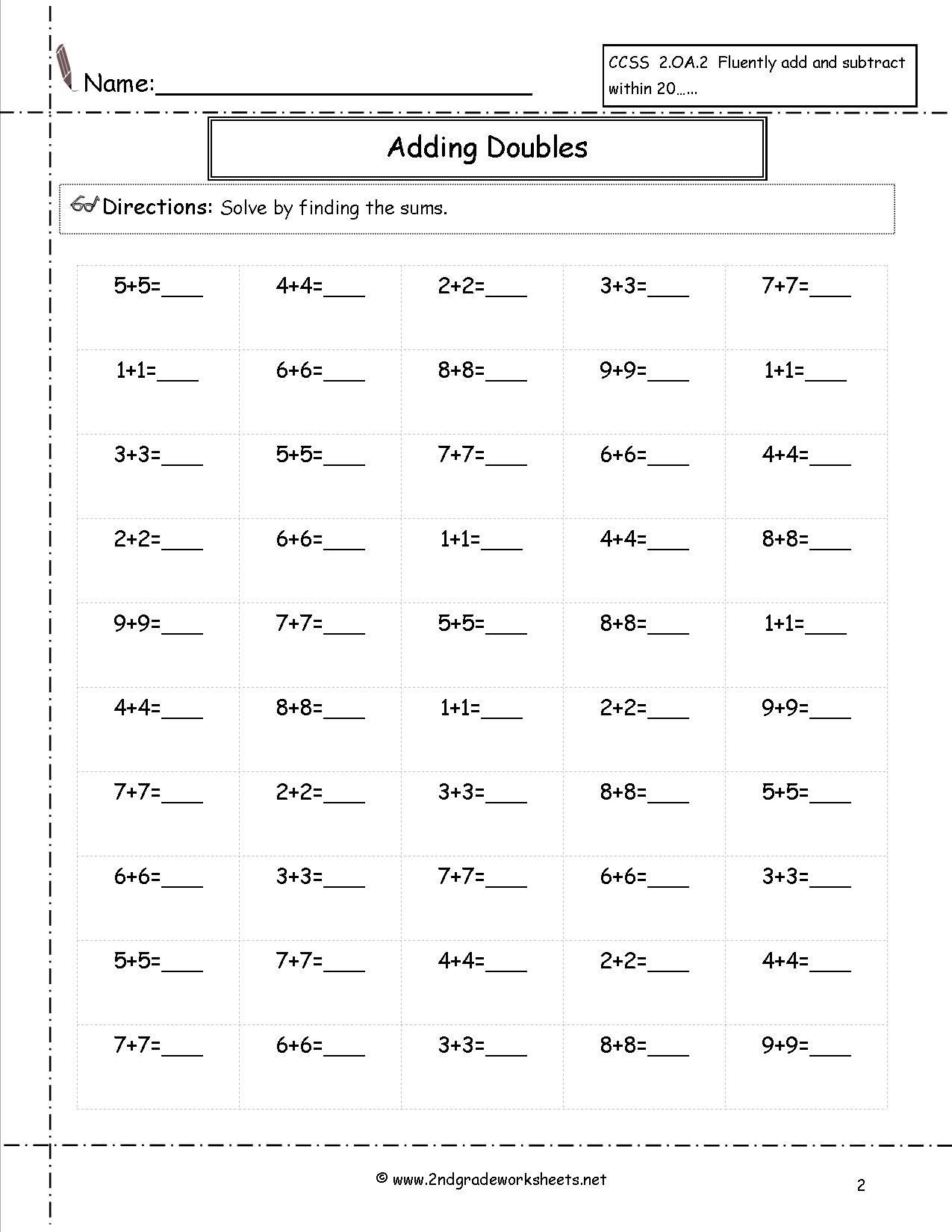  Free Printable Multiplication Worksheets Grade 2 Printable Worksheets 
