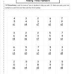 Free Math Worksheets And Printouts | Free Printable Second Grade Math Worksheets