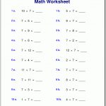Free Math Worksheets | Printable Math Worksheets