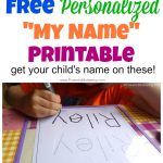 Free Name Tracing Worksheet Printable + Font Choices | Printable Name Worksheets