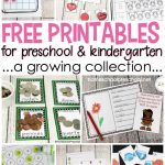 Free Preschool Printables For Your Homeschool Preschool | Free Homeschool Printable Worksheets