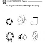 Free Preschool Spring Worksheet | Free Printable Spring Worksheets For Elementary