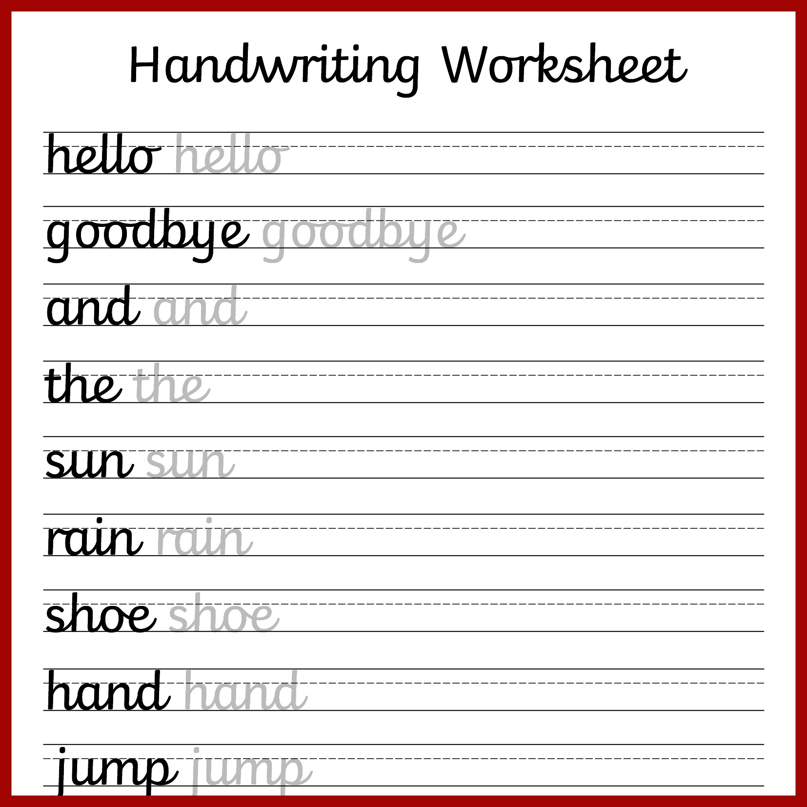 Printable Preschool Worksheets Pdf Printable Worksheets Kindergarten 