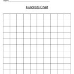 Free Printable 1 To 100 Chart Blank   Bing Images | Kindergarden | Free Printable Blank 100 Chart Worksheets
