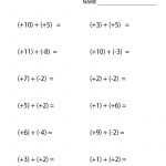 Free Printable Addition Worksheet For Eighth Grade | Free Printable 8Th Grade Algebra Worksheets