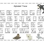 Free Printable Alphabet Tracing Worksheets Number For Kindergarten | Free Printable Tracing Letters And Numbers Worksheets