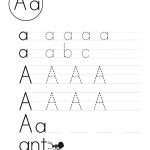 Free Printable Alphabet Worksheets – With For Kindergarten Also | Manuscript Printable Worksheets
