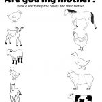 Free Printable Animal Matching Worksheet | Clip Cards | Matching | Are You My Mother Printable Worksheets