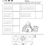 Free Printable Autumn Worksheet For Kindergarten | Free Printable Leaf Worksheets