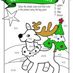 Free Printable Christmas Math Worksheets: Pre K, 1St Grade & 2Nd | Free Printable Christmas Math Worksheets For 2Nd Grade