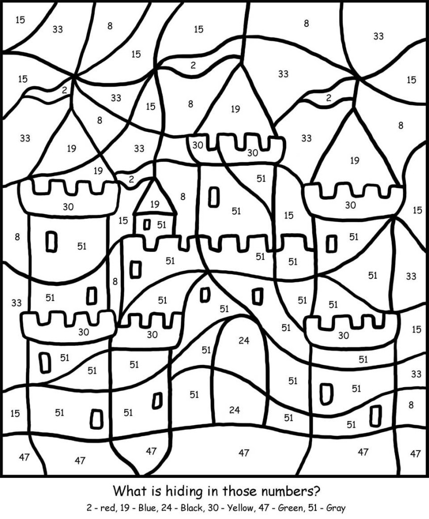 Free Printable Colornumber Coloring Pages - Best Coloring Pages | Colouring Worksheets Printable