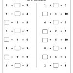 Free Printable First Grade Worksheets, Free Worksheets, Kids Maths | Free Printable Addition Worksheets For First Grade
