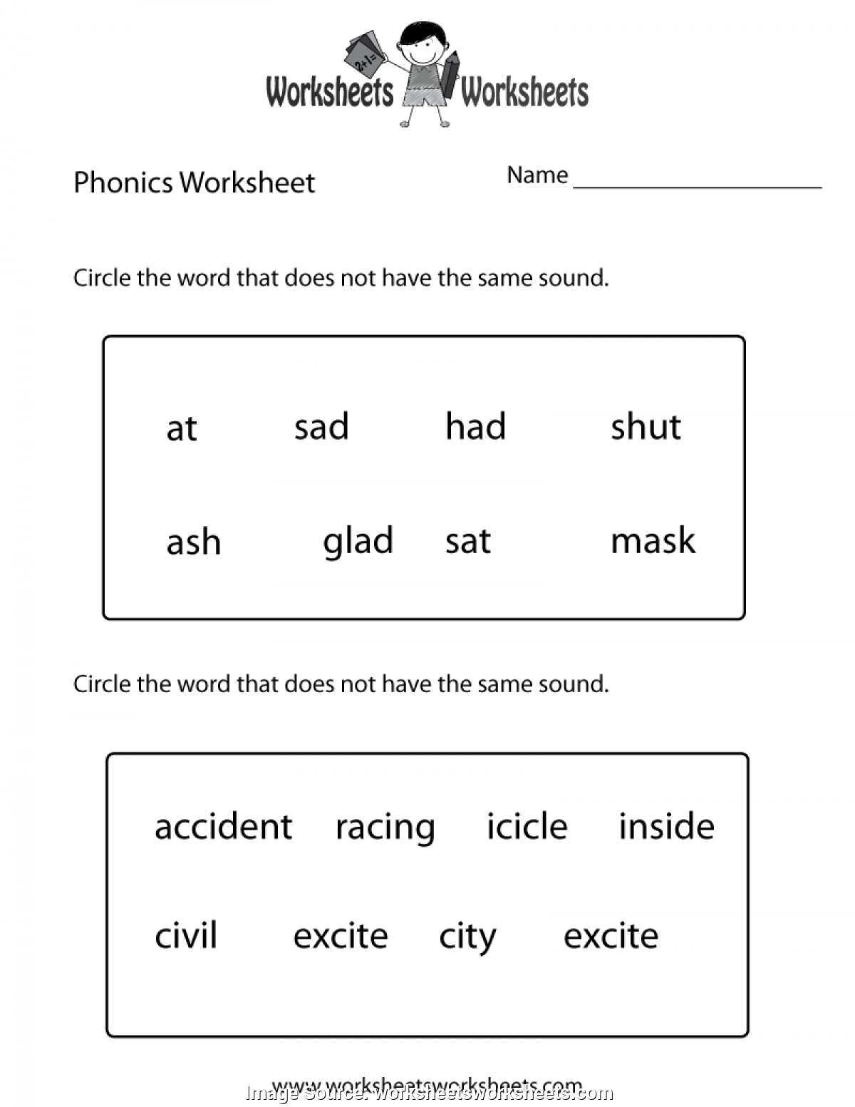 Free Printable First Grade Worksheets Printable Worksheets