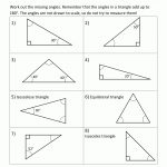 Free Printable Geometry Sheets Angles In A Triangle 1 | Geometry | Free Printable Geometry Worksheets