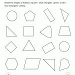 Free Printable Geometry Worksheets Identify Simple 2D Shapes 2 | Printable Shapes Worksheets