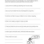 Free Printable Grammar Worksheets Sentences | K5 Worksheets | Kids | Grammar Worksheets Year 6 Printable