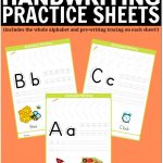 Free Printable Handwriting Worksheets Including Pre Writing Practice | Printable Handwriting Worksheets