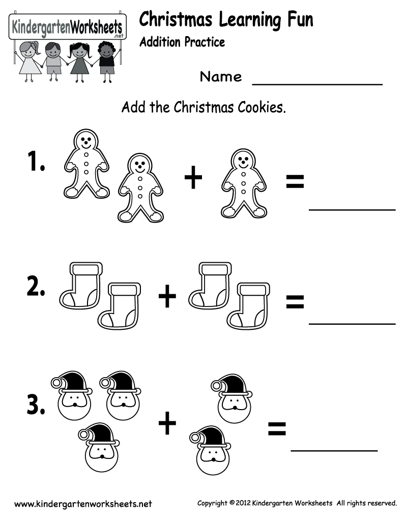 Free Printable Holiday Worksheets | Free Christmas Cookies Worksheet | Christmas Worksheets Printables For Kindergarten