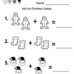 Free Printable Holiday Worksheets | Free Christmas Cookies Worksheet | Free Printable Christmas Kindergarten Worksheets