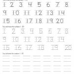 Free Printable Kindergarten Number Worksheets | Activity Shelter | Free Printable Number Worksheets For Kindergarten