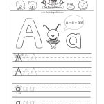 Free Printable Letter A Practice Sheet For Kids, A Combination Of | Free Printable Letter Practice Worksheets