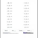 Free Printable Math Worksheets For Pre Algebra Problems With Answer | Order Of Operations Free Printable Worksheets With Answers