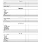 Free Printable Monthly Budget Worksheet Detailed Pdf Excel Simple | Simple Budget Worksheet Printable