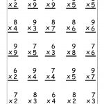 Free Printable Multiplication Worksheets | Multiplication Worksheets | Free Printable Multiplication Worksheets Grade 2