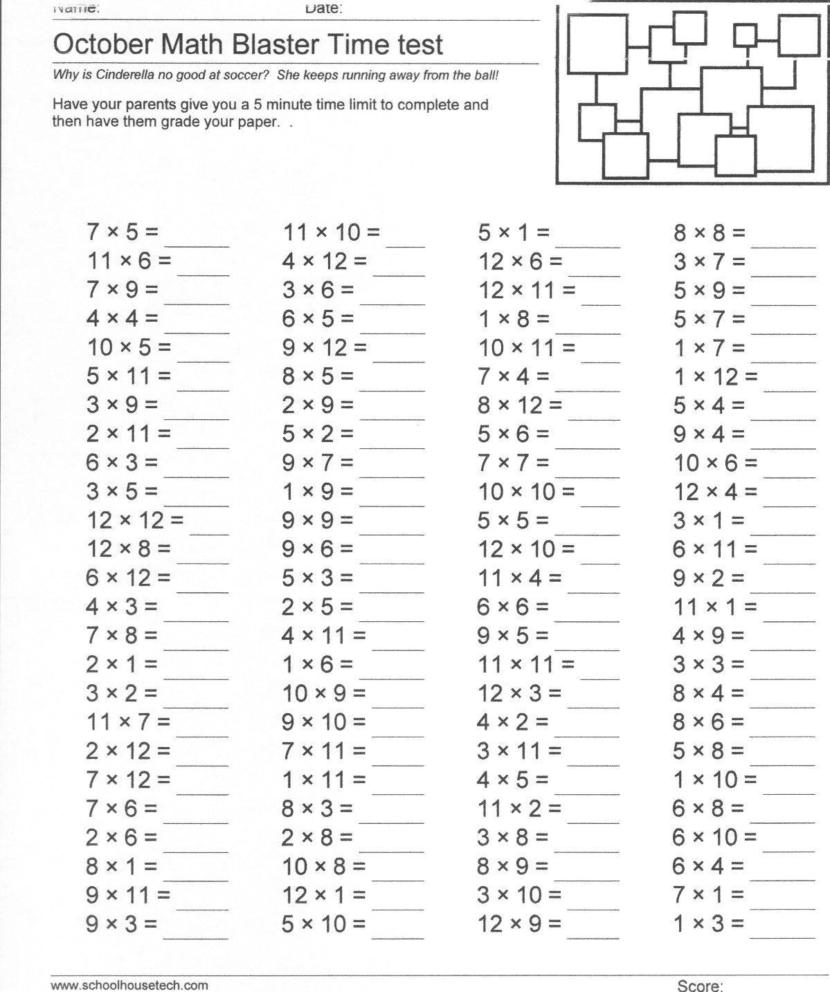 Free Printable Multiplication Worksheets | Scheer&amp;#039;s Buccaneers | Free Printable Multiplication Worksheets For 4Th Grade