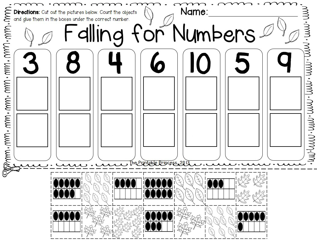 Free Printable Pre K Math Worksheets – With Addition For | The Printable Princess Worksheets