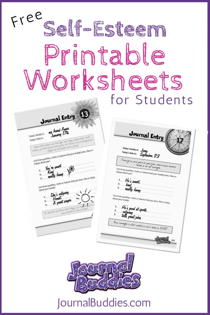 Self Esteem Printable Worksheets For Kids - Printable Worksheets