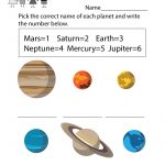 Free Printable Stars And Planets Space Worksheet For Kindergarten | Free Printable Space Worksheets