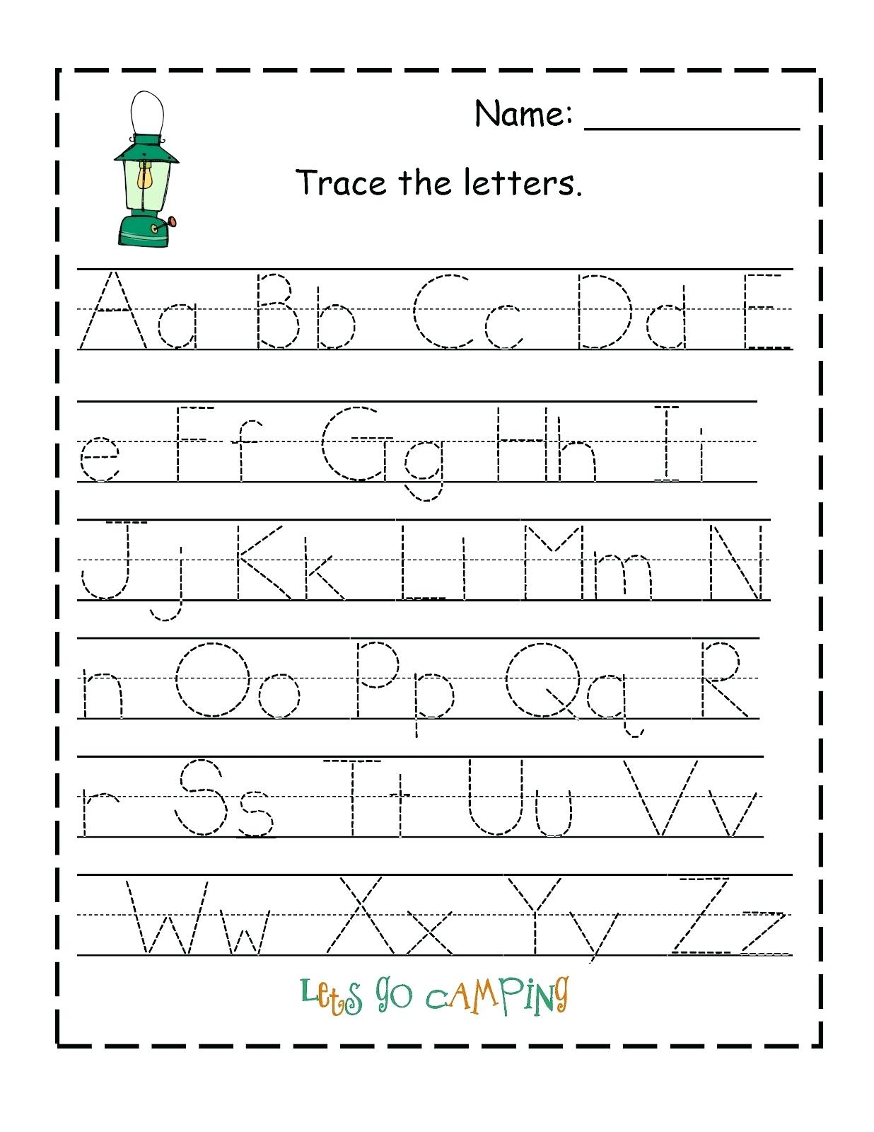 Free Printable Traceable Letters Free Printable Preschool Worksheets | Printable Name Tracing Worksheets