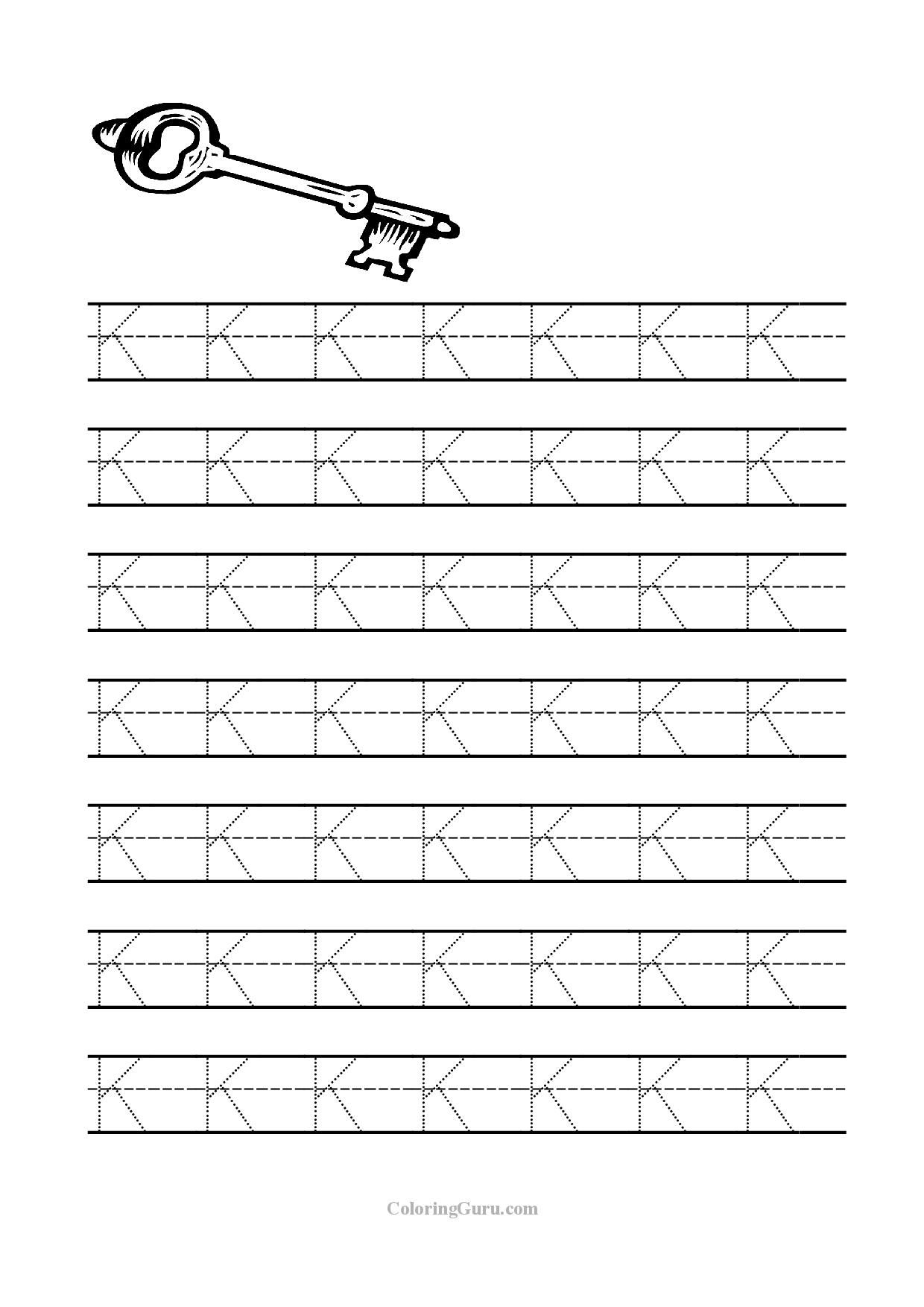 Free Printable Letter K Worksheets Printable Worksheets