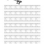 Free Printable Tracing Letter K Worksheets For Preschool | Manuscript Printable Worksheets