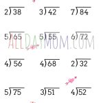 Free Printable Valentine's Day Math Worksheets! | Homeschool Math | Printable Math Worksheets Long Division