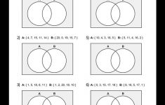 Free Printable Venn Diagram Math Worksheets
